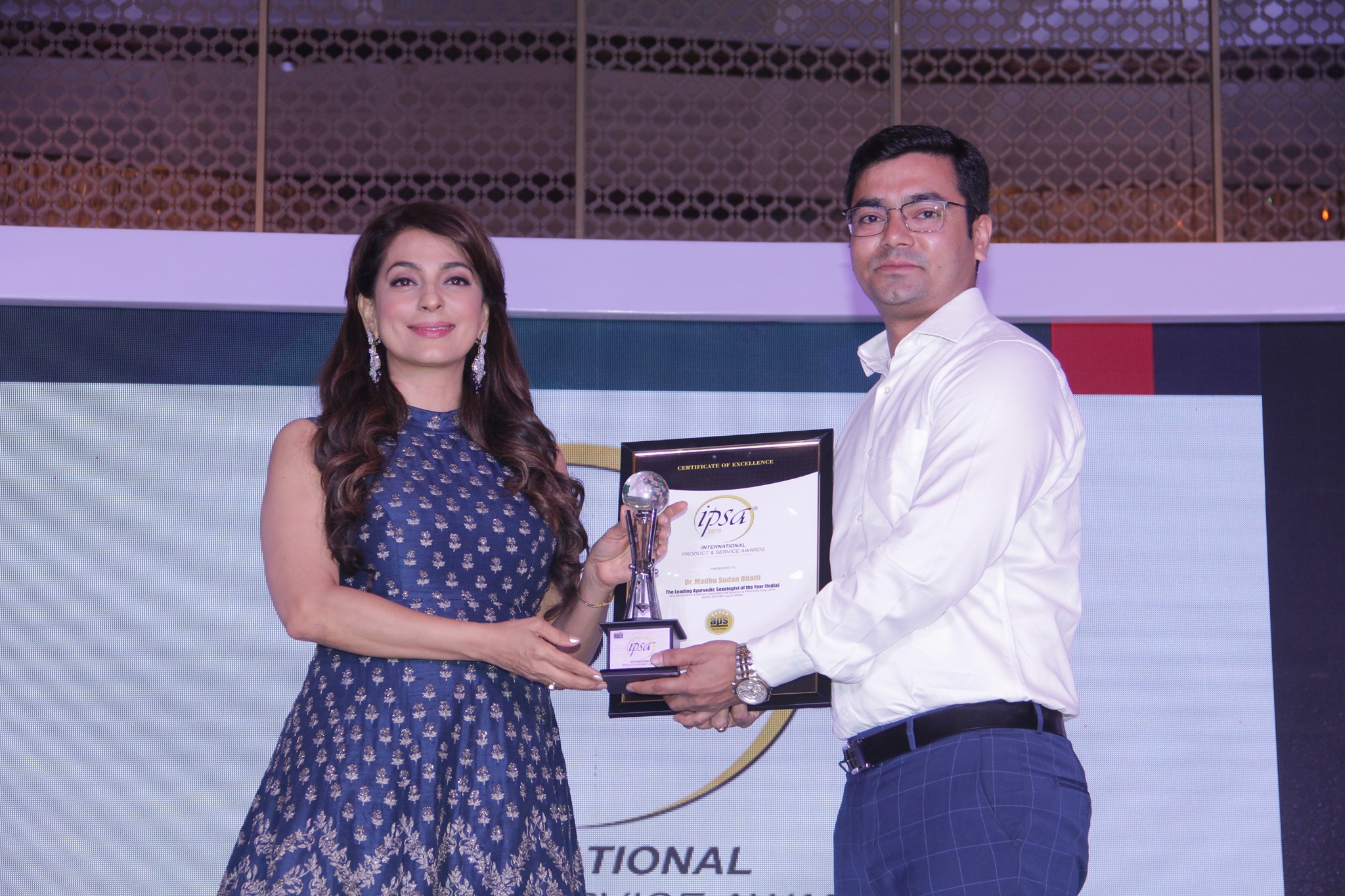 Dr. Madhu with celebrity