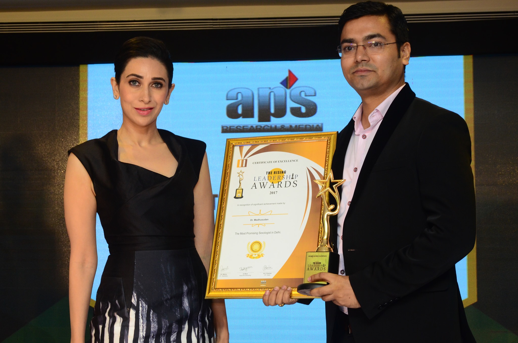 Dr. Madhu with celebrity