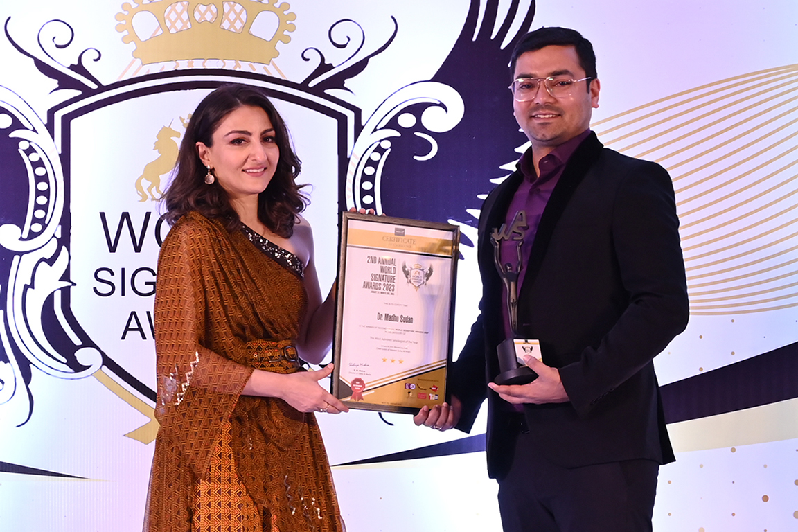 Dr. Madhu with celebrity